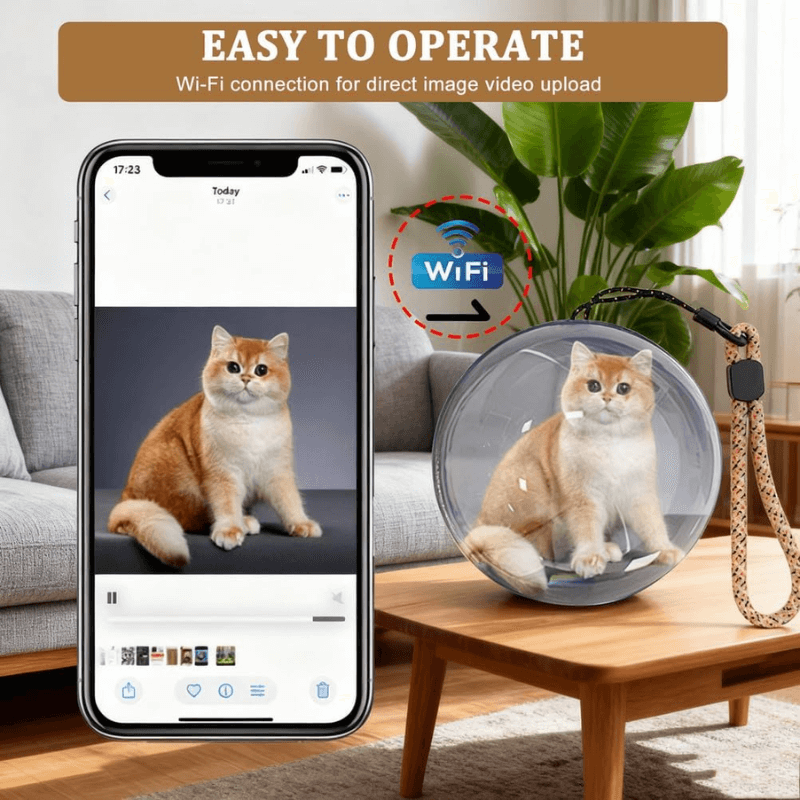 iToolMax 3D Crystal Ball Video Player Supports WiFi Easy to Operate