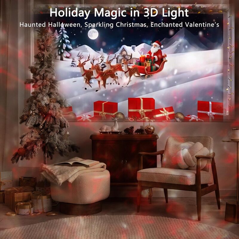 itoolmax 3d galaxy projector with 90 scenes 200 frames christmas