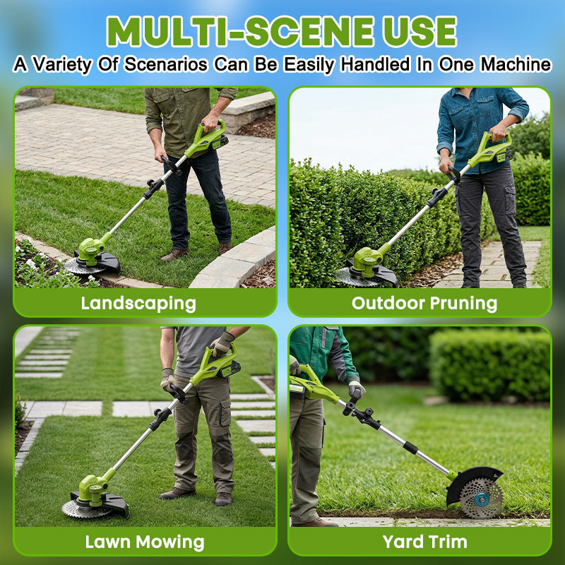 itoolmax 12 inch electric weed wacker multi use