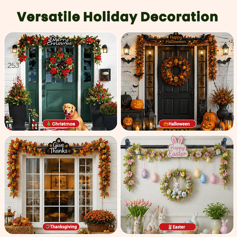 itoolmax adjustable christmas garland hanger for front door product versatile holiday decoration