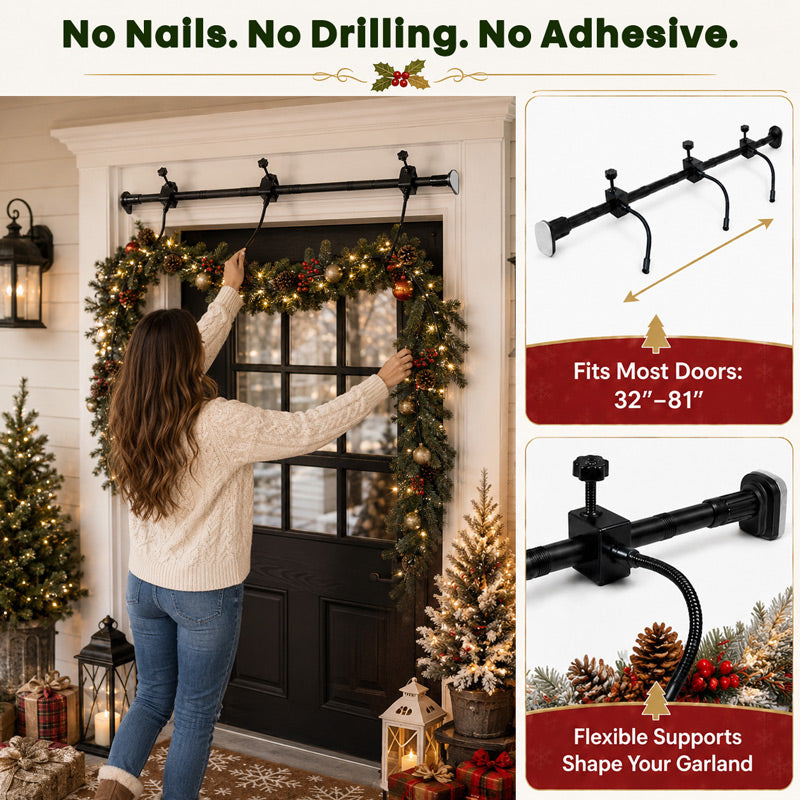 itoolmax adjustable christmas garland hanger for front door product