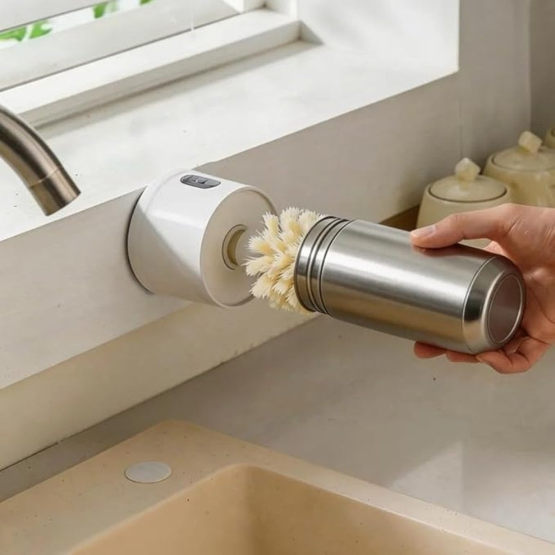 itoolmax automatic rotating bottle brush hanging the wall