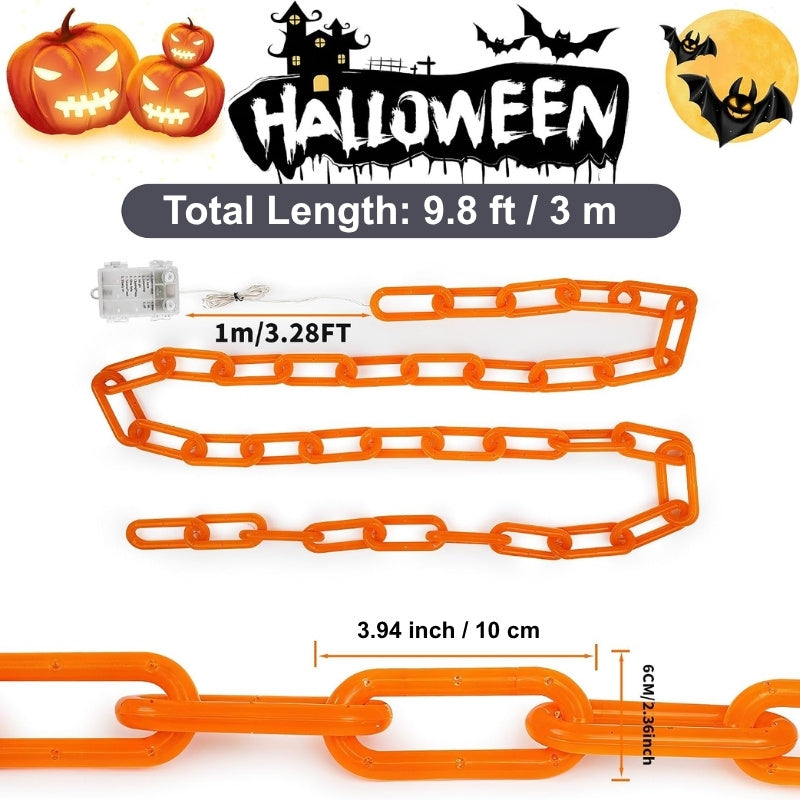 itoolmax battery halloween string lights product size