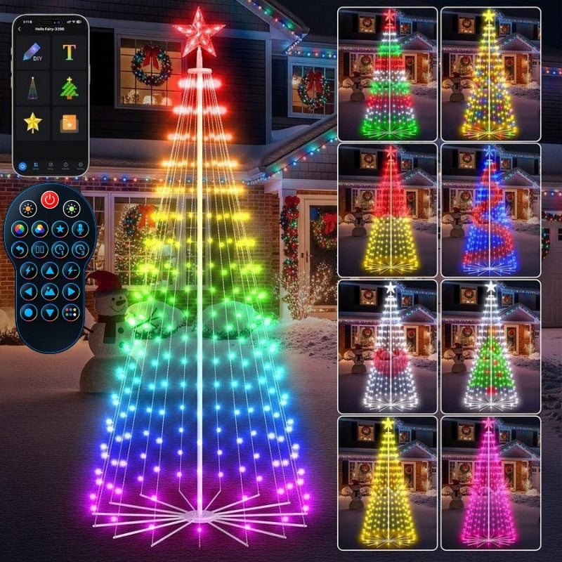 itoolmax diy custom app control christmas tree lights main picture