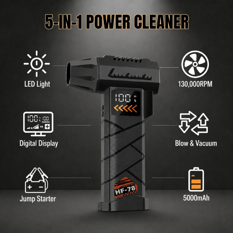 itoolmax electric air duster car vacuum 5 in 1 multifunctional cleaning tool