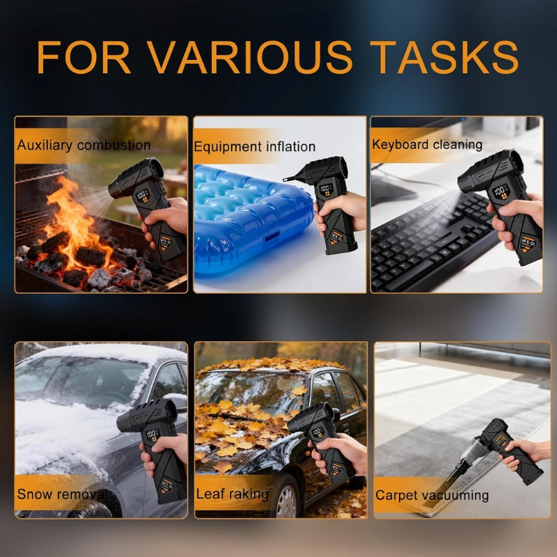 itoolmax electric air duster car vacuum for various tasks