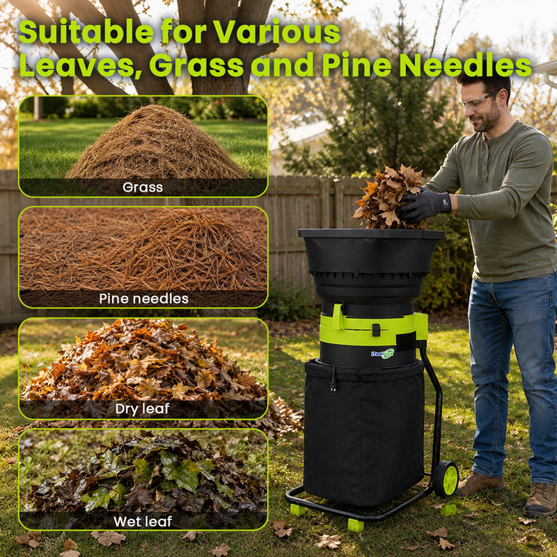 itoolmax electric leaf mulcher product suitable for leaves