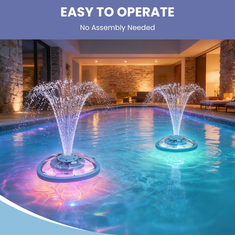 itoolmax floating pool fountain with remote easy to use