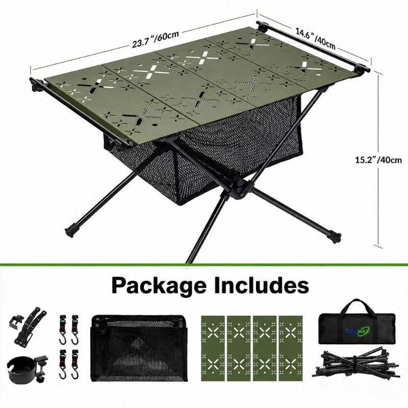 itoolmax folding camping table size and package include