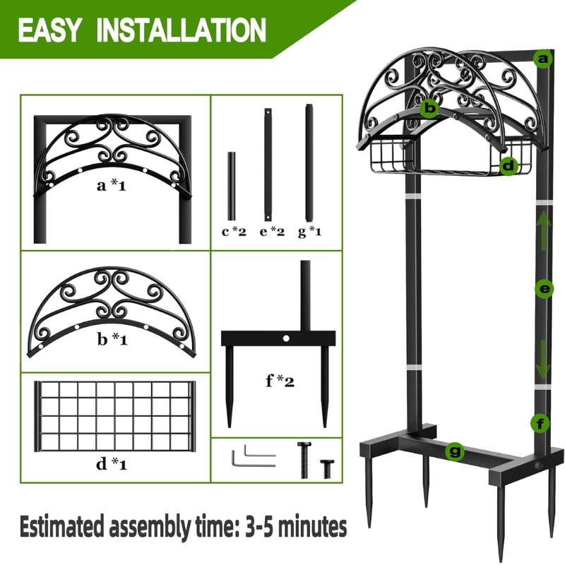 itoolmax garden hose holder easy installtion
