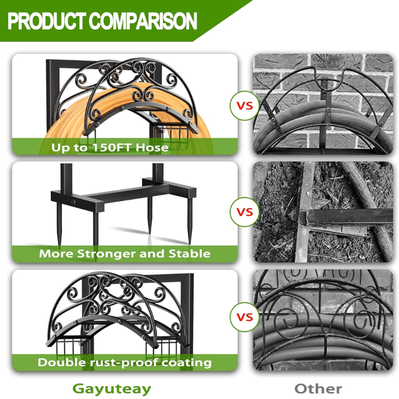 itoolmax garden hose holder vs other water hose holder