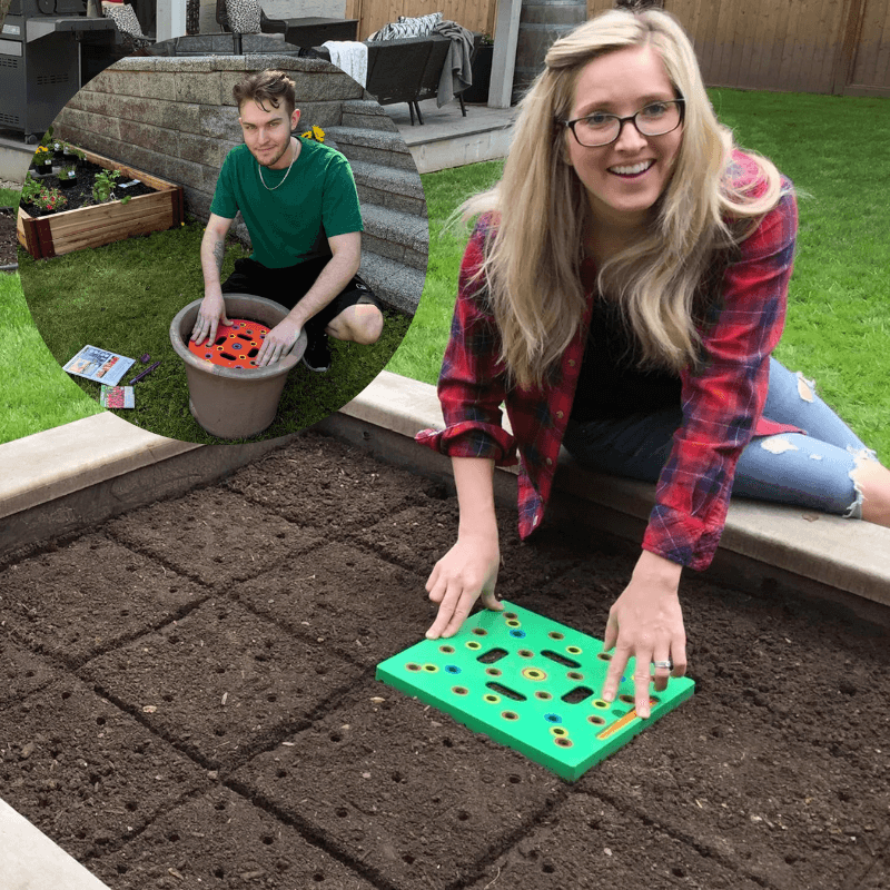 itoolmax garden seed spacing tools