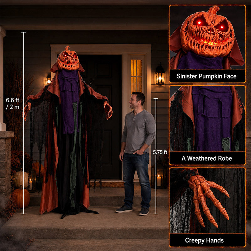 itoolmax halloween animatronics pumpkin ghost product more details