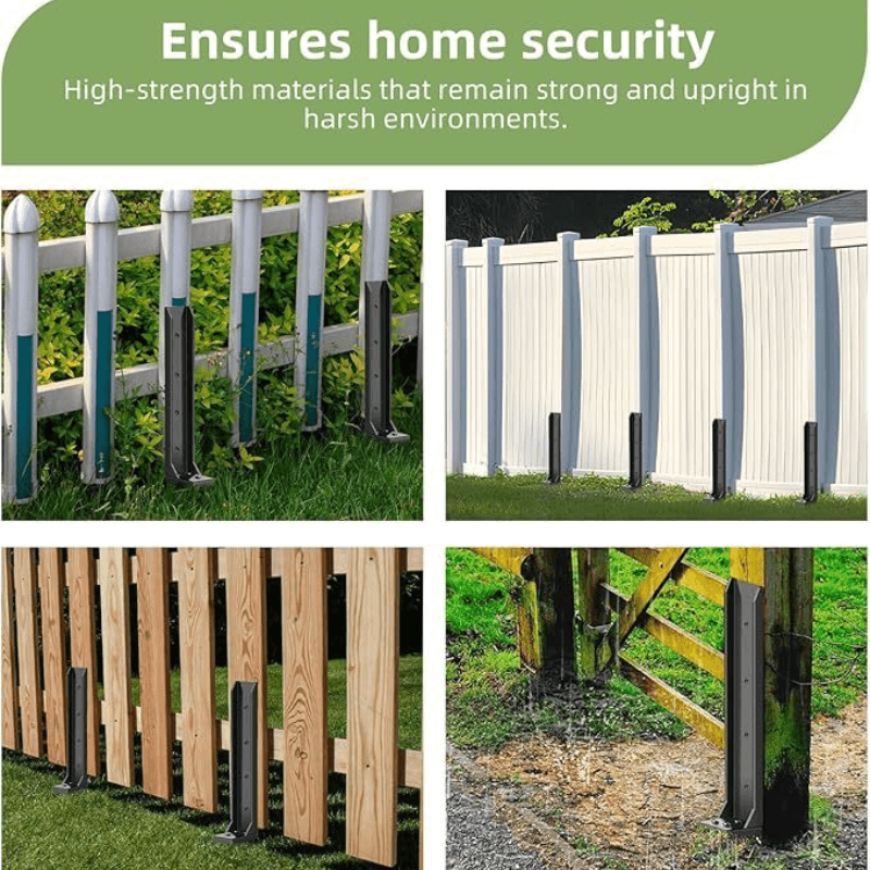 itoolmax heavy duty fence post repair kit ensure home security