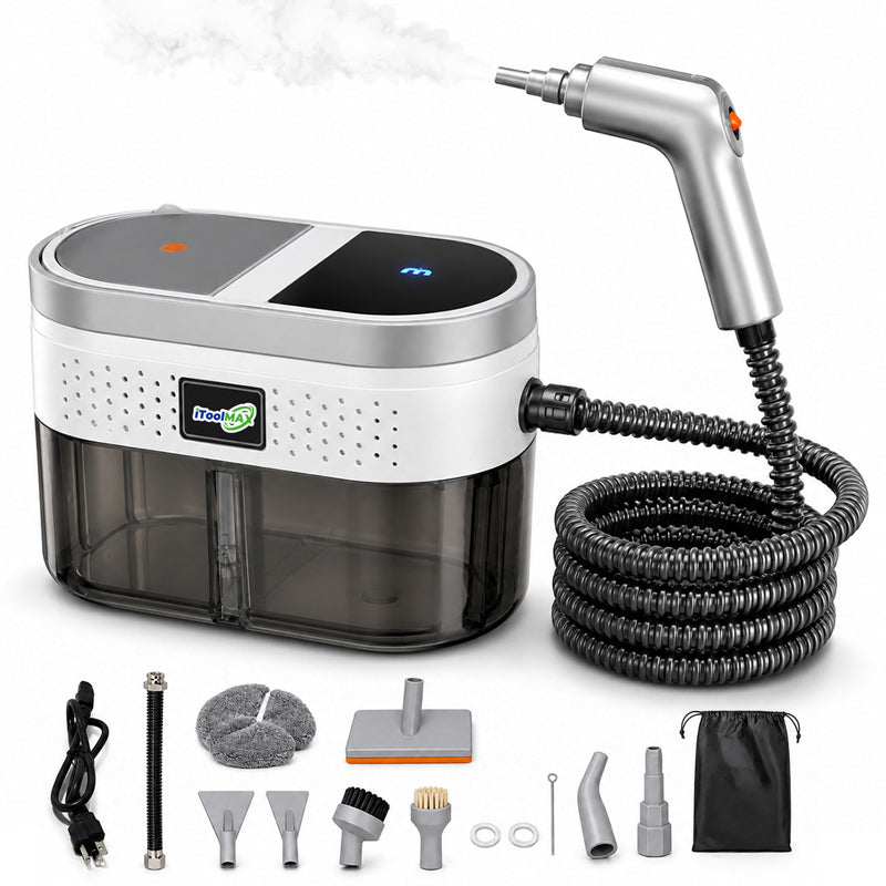 248°F Handheld Steam Cleaner with 7 Bursh Heads |1800 ML Water