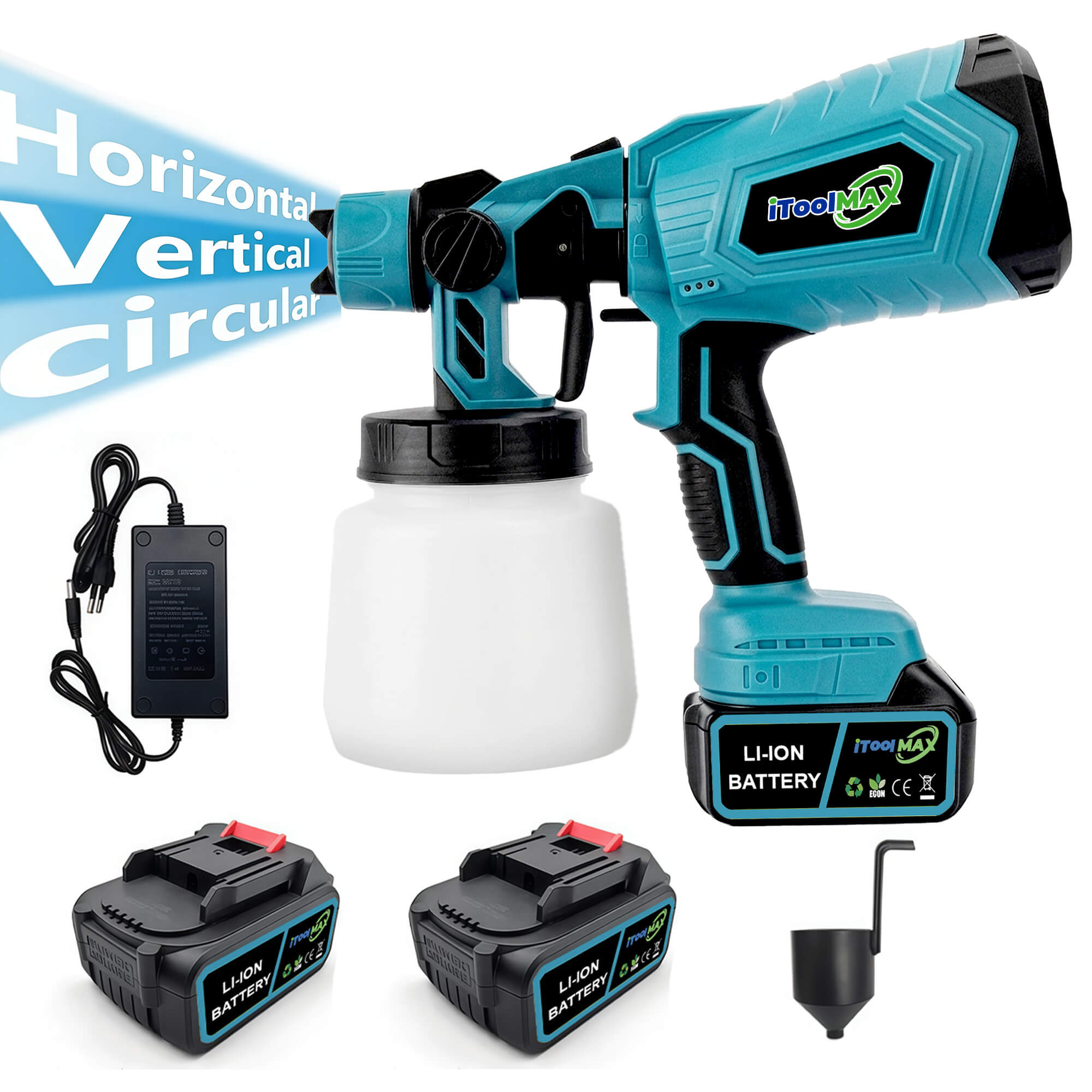 itoolmax high pressure cordless paint sprayer