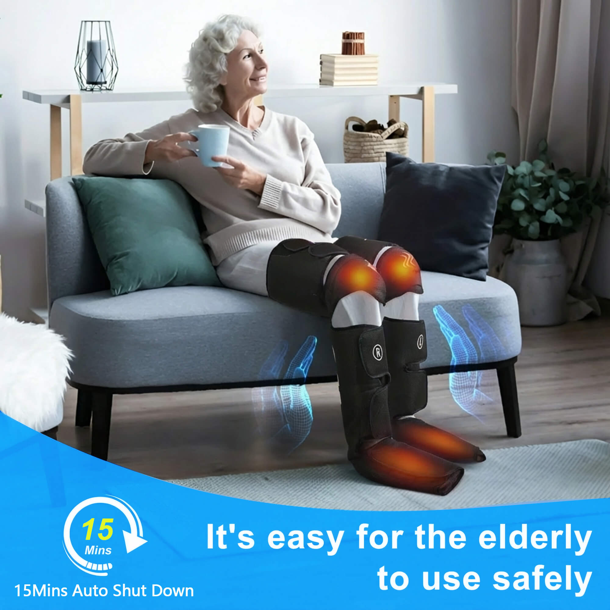 itoolmax leg and foot massage 15 mins auto shut down