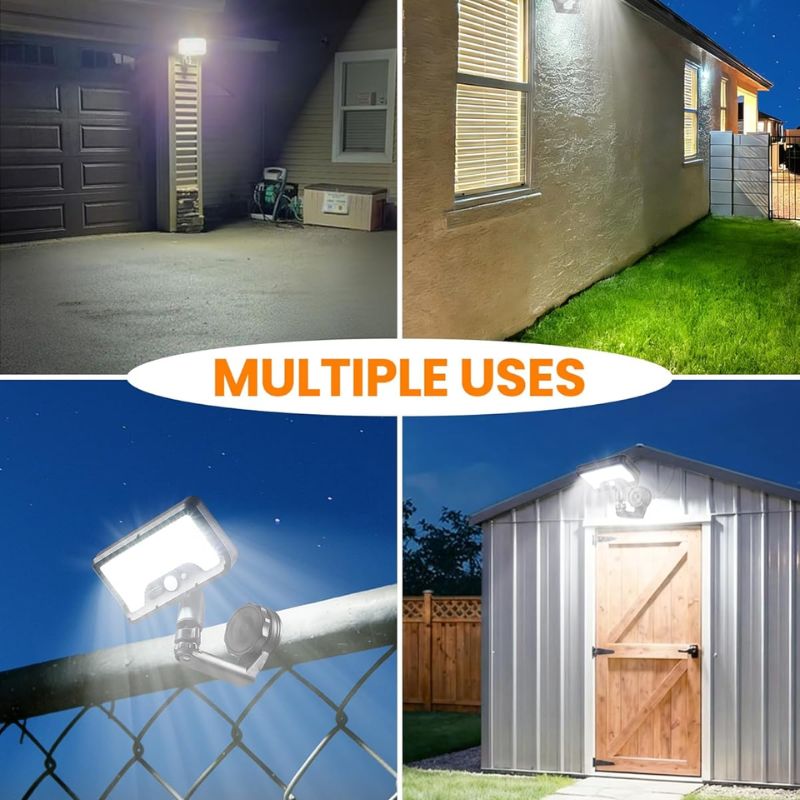 itoolmax magnetic solar light 600lm waterproof outdoor multiple uses