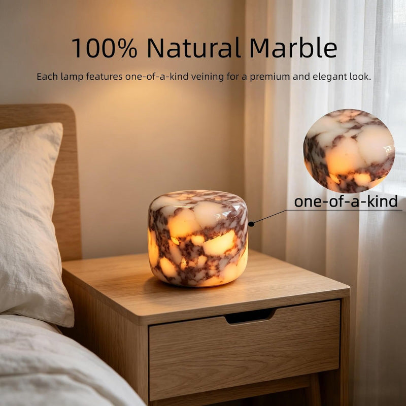 itoolmax marble lamp cordless bedside lamp for a elegant look