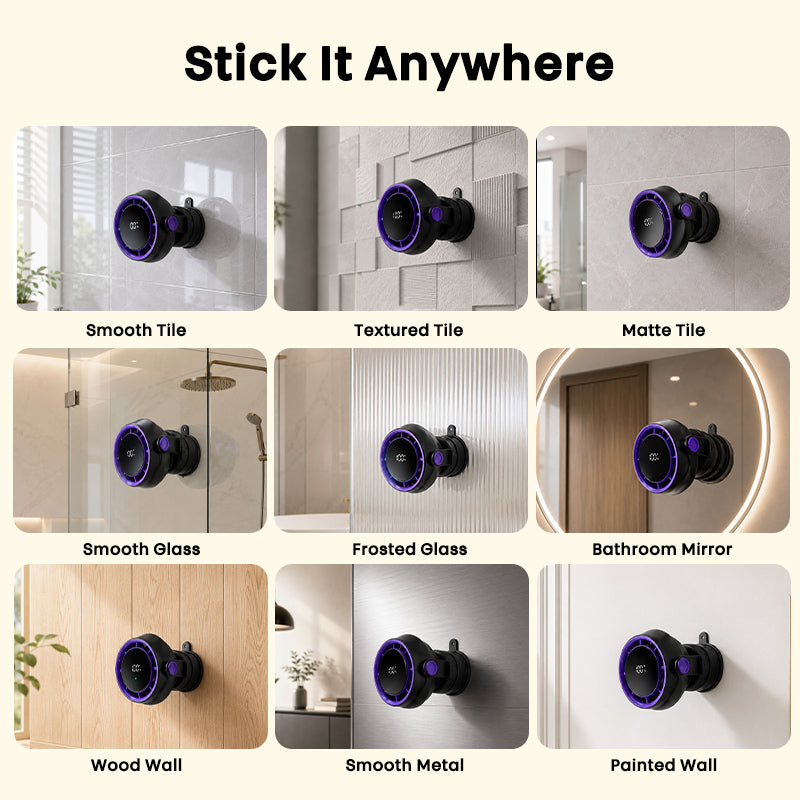 itoolmax oscillating desk wall mount fan using everywhere