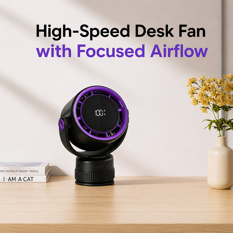 itoolmax oscillating desk wall mount fan with focused airflow