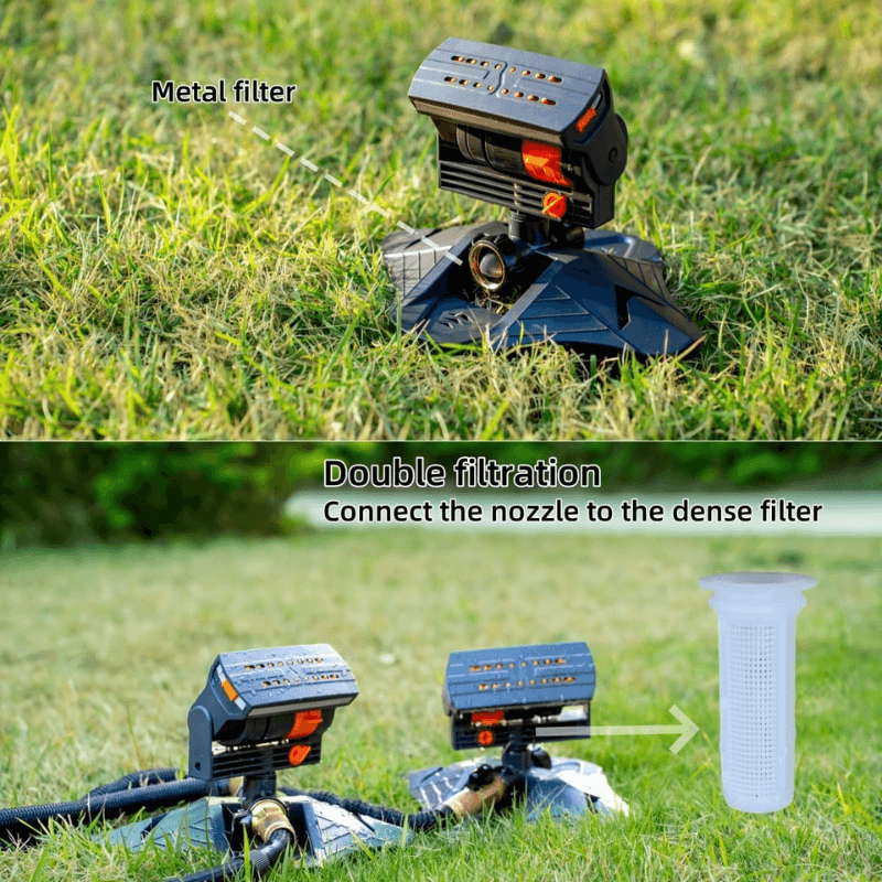 itoolmax oscillating sprinkler double filtration
