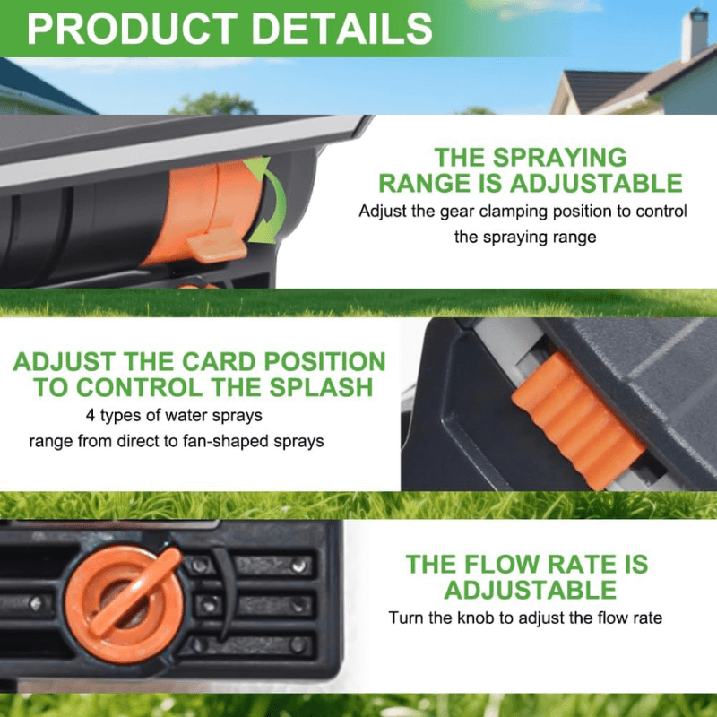 itoolmax oscillating sprinkler how to use