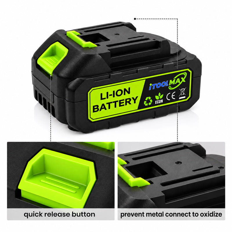 itoolmax paint sprayer accessories 2 batteries