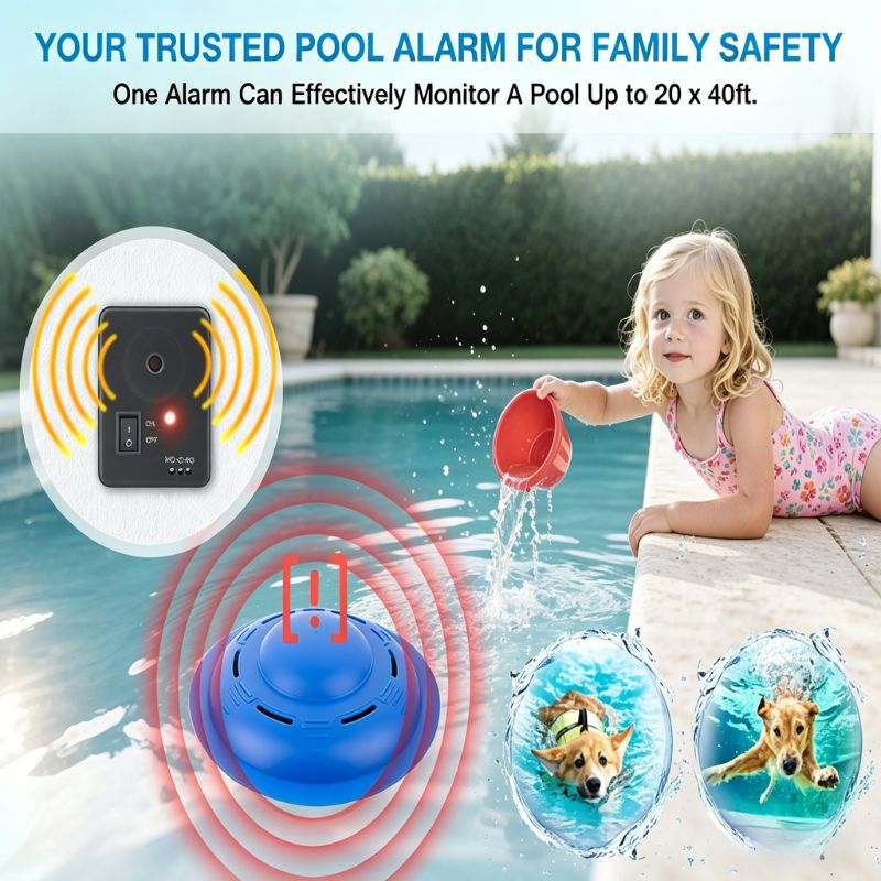itoolmax pool alarm protect kids can monitor a pool big range