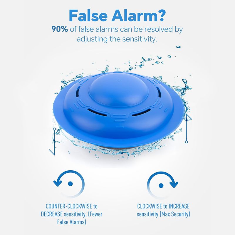 itoolmax pool alarm with adjustable sensitivity