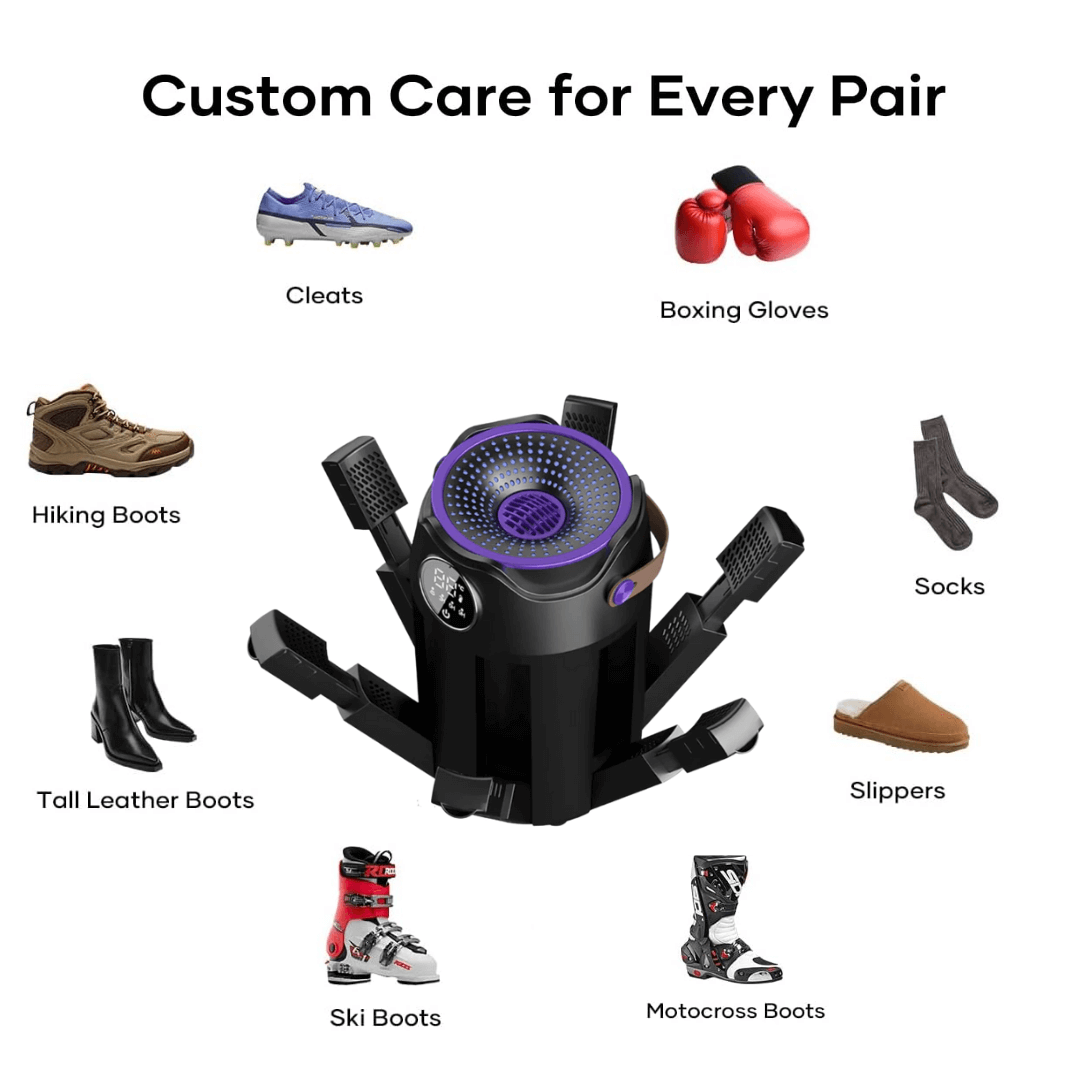 itoolmax portable boot and shoe dryer for your every pair