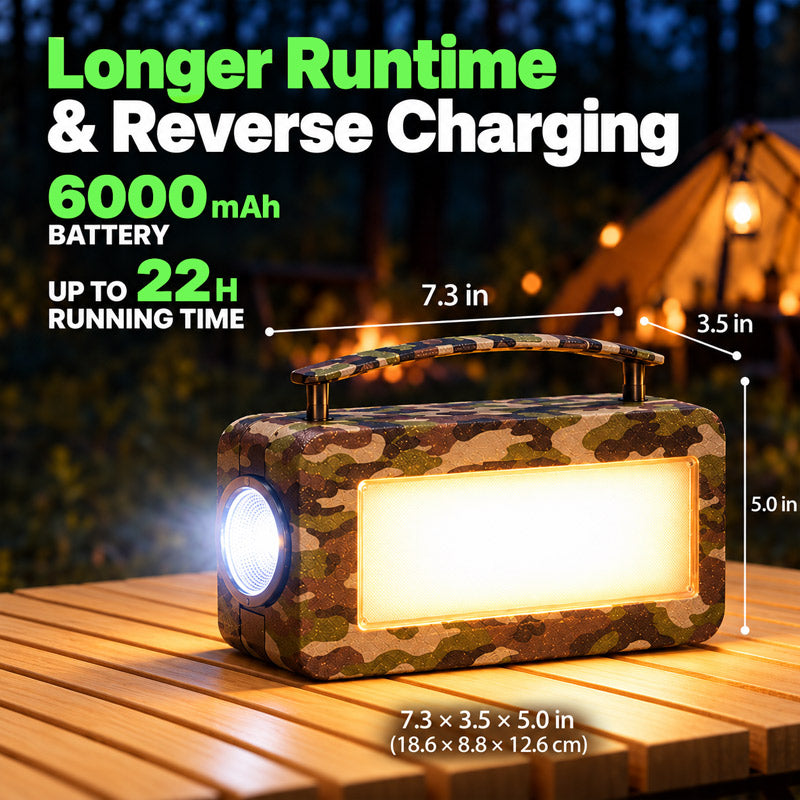 itoolmax portable solar camping lantern longer runtime