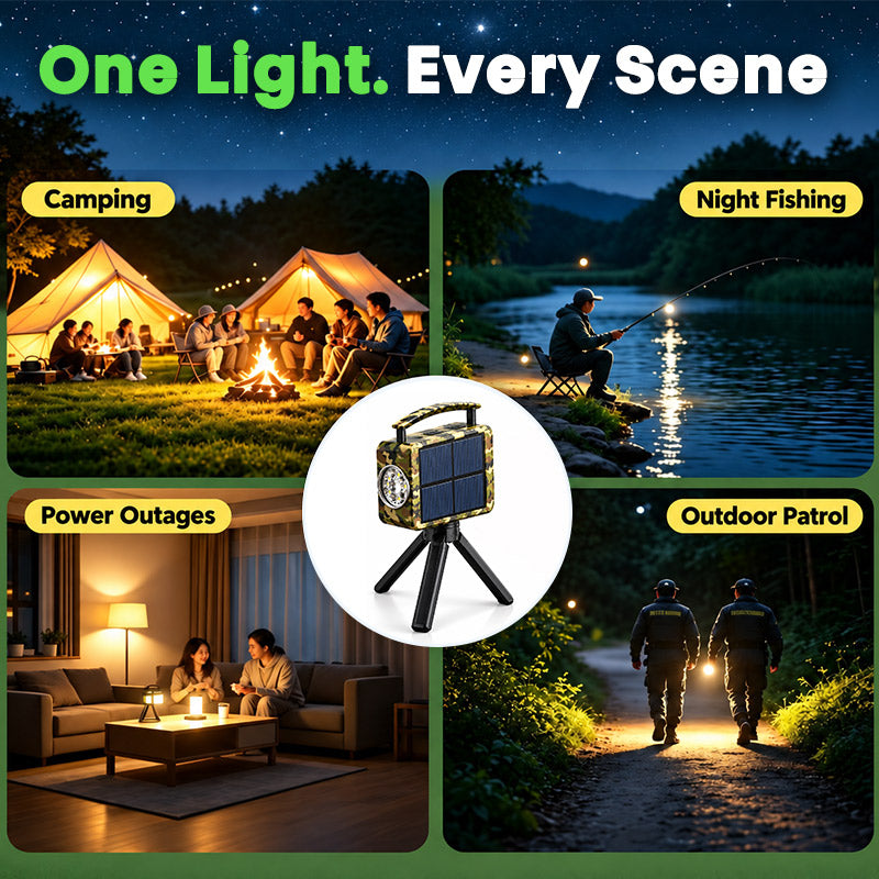 itoolmax portable solar camping lantern widely use
