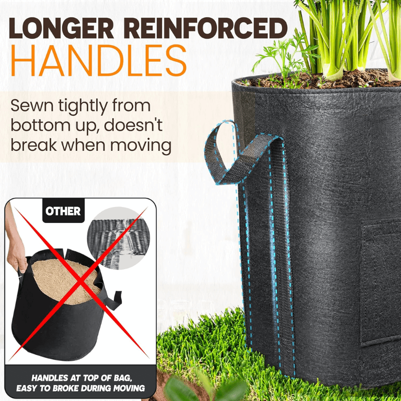 itoolmax potato grow bags long handle