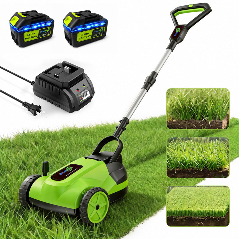 itoolmax 21v small cordless lawn mower