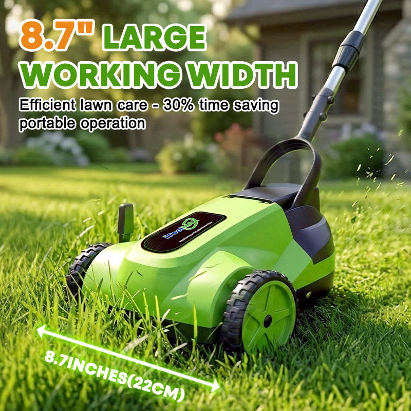 8.7-Inch Small Electric Lawn Mower for Yards & Gardens