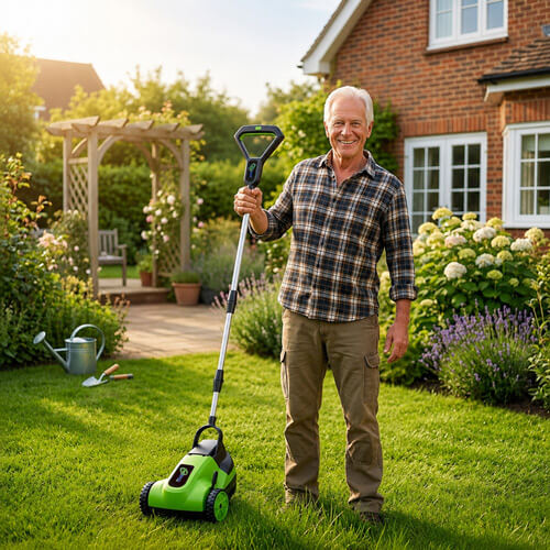 itoolmax small electric lawn mower review