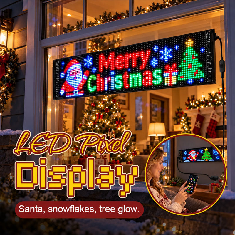 itoolmax smart christmas led pixel display easy to use