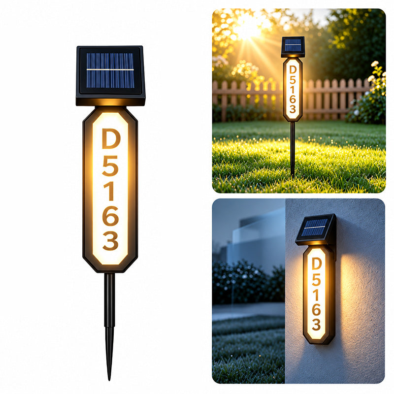 itoolmax solar address sign house number light product