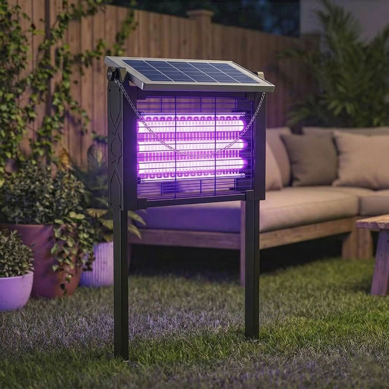 itoolmax solar bug zapper outdoor waterproof using in garden