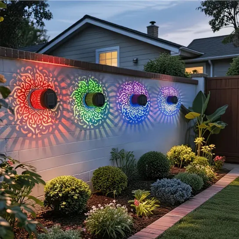 itoolmax solar mandala projector wall light 7 colors