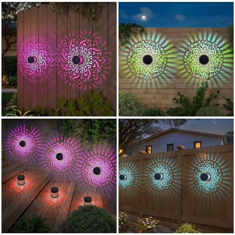 itoolmax solar mandala projector wall light many colors