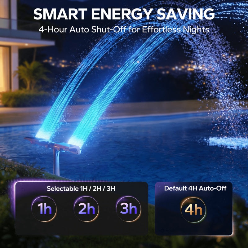 itoolmax solar pool fountain smart energy saving