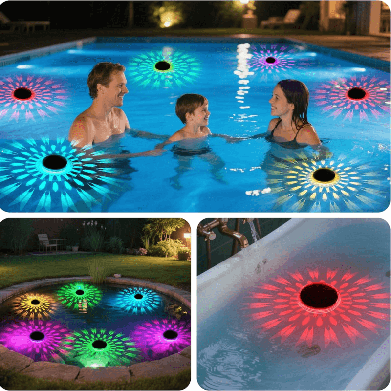 itoolmax solar pool lights floating design