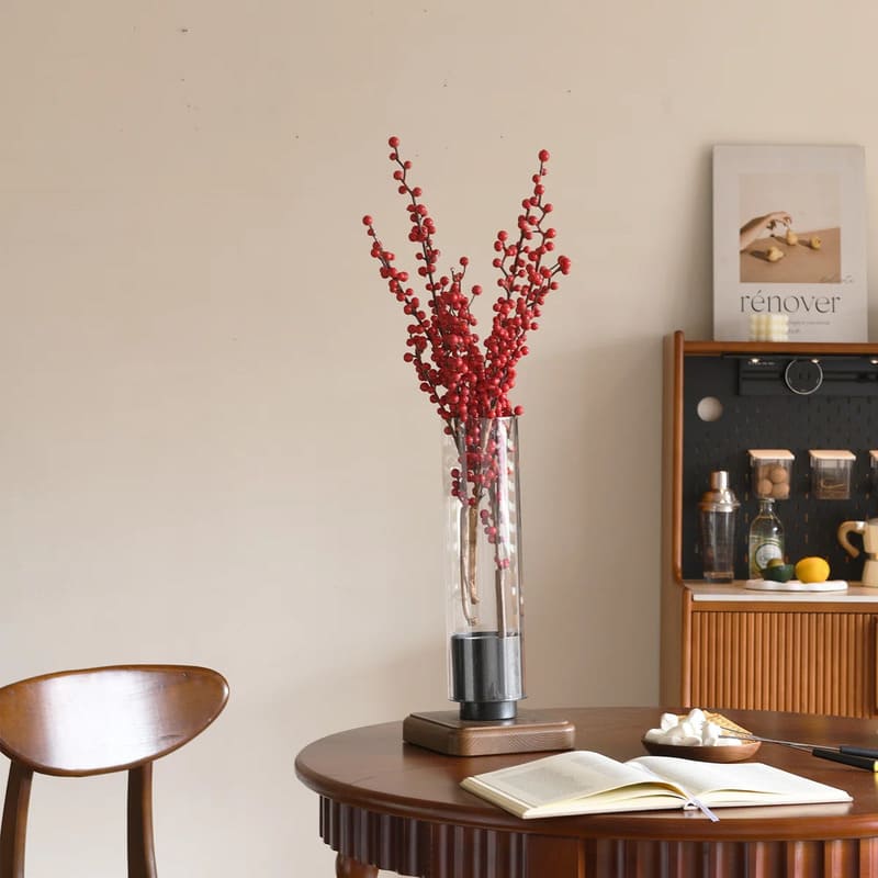 itoolmax tabletop fireplace with flame guard flower