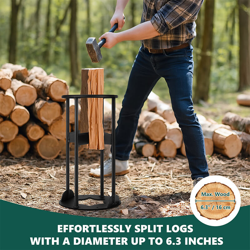 Heavy Duty Wood Splitters for Firewood Up to 6.3 inch