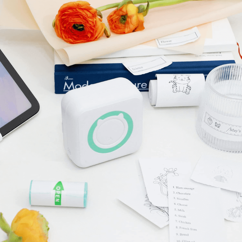 portable sticker thermal printer itoolmax