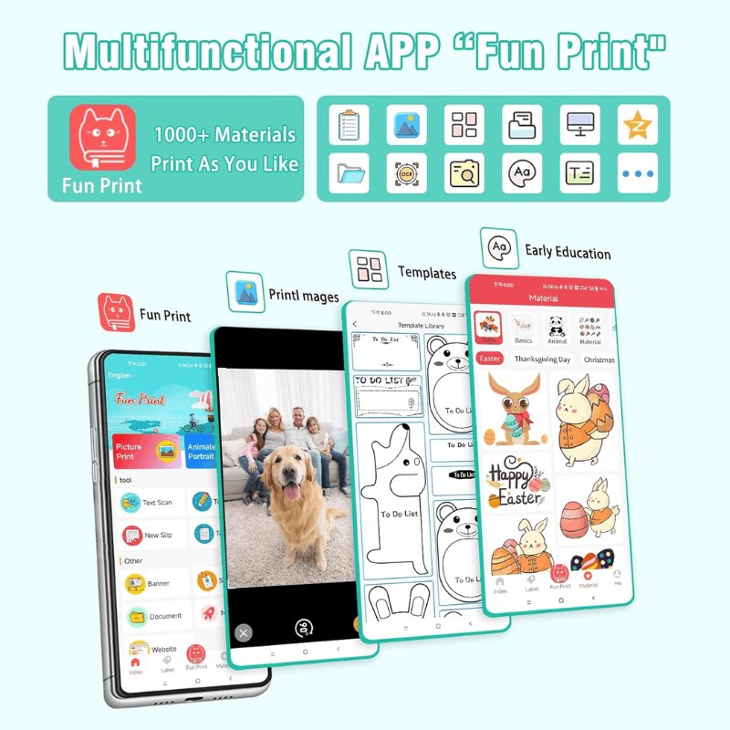 portable thermal printer app connect itoolmax