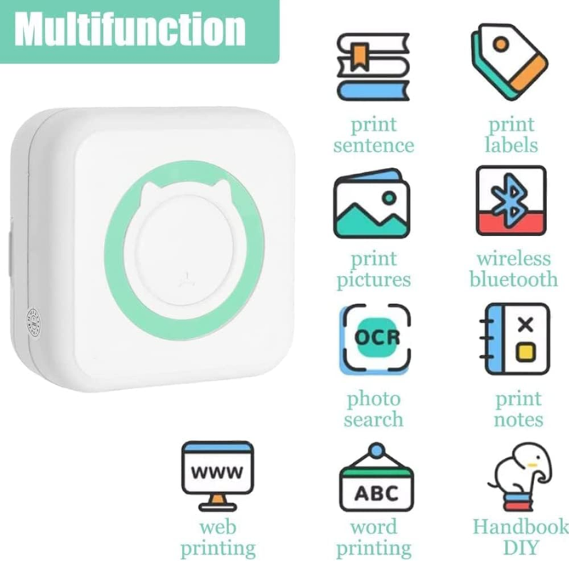 portable thermal printer for label photo itoolmax