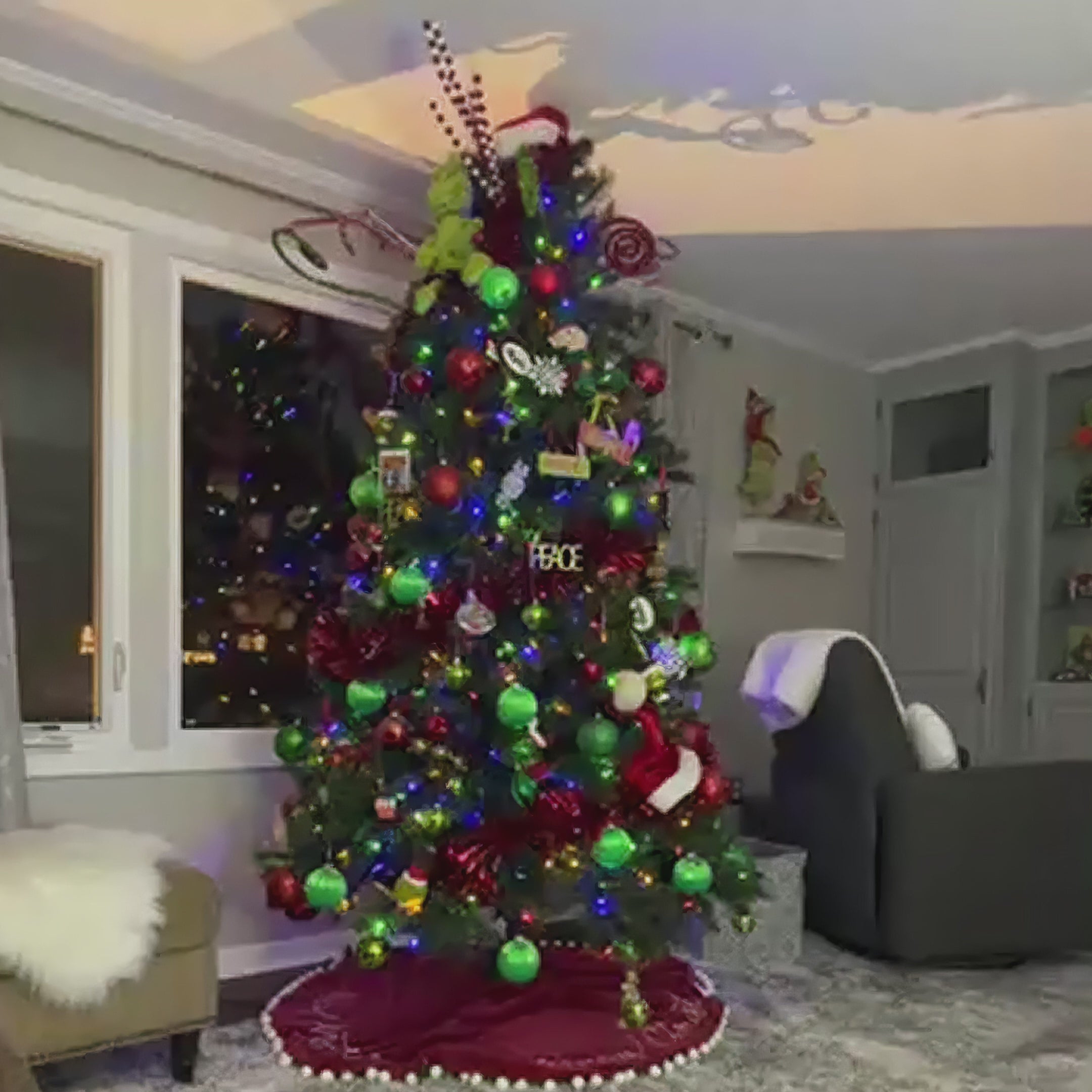Cargar video: 360 rotating christmas tree stand itoolmax